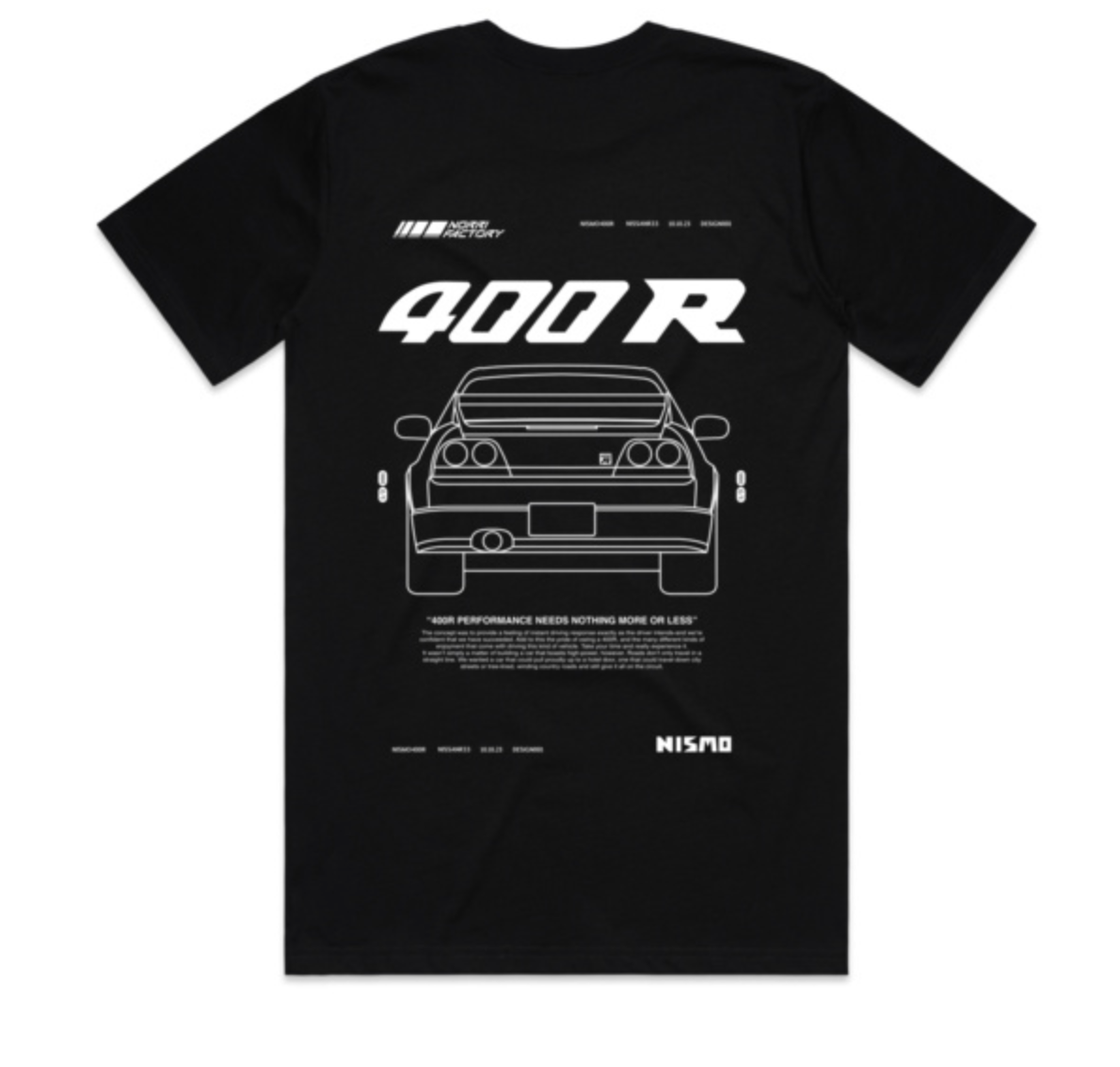 R33 400R Backside Tshirt